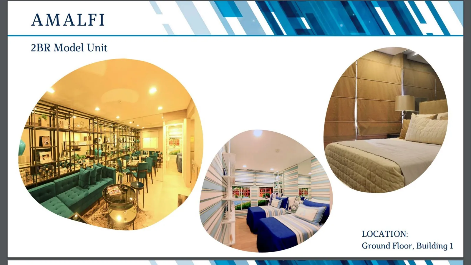 Amalfi two-bedroom model unit