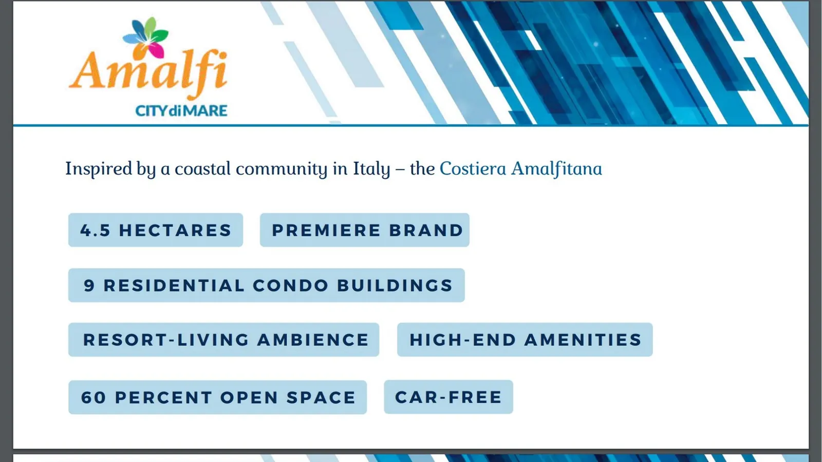 Amalfi project overview