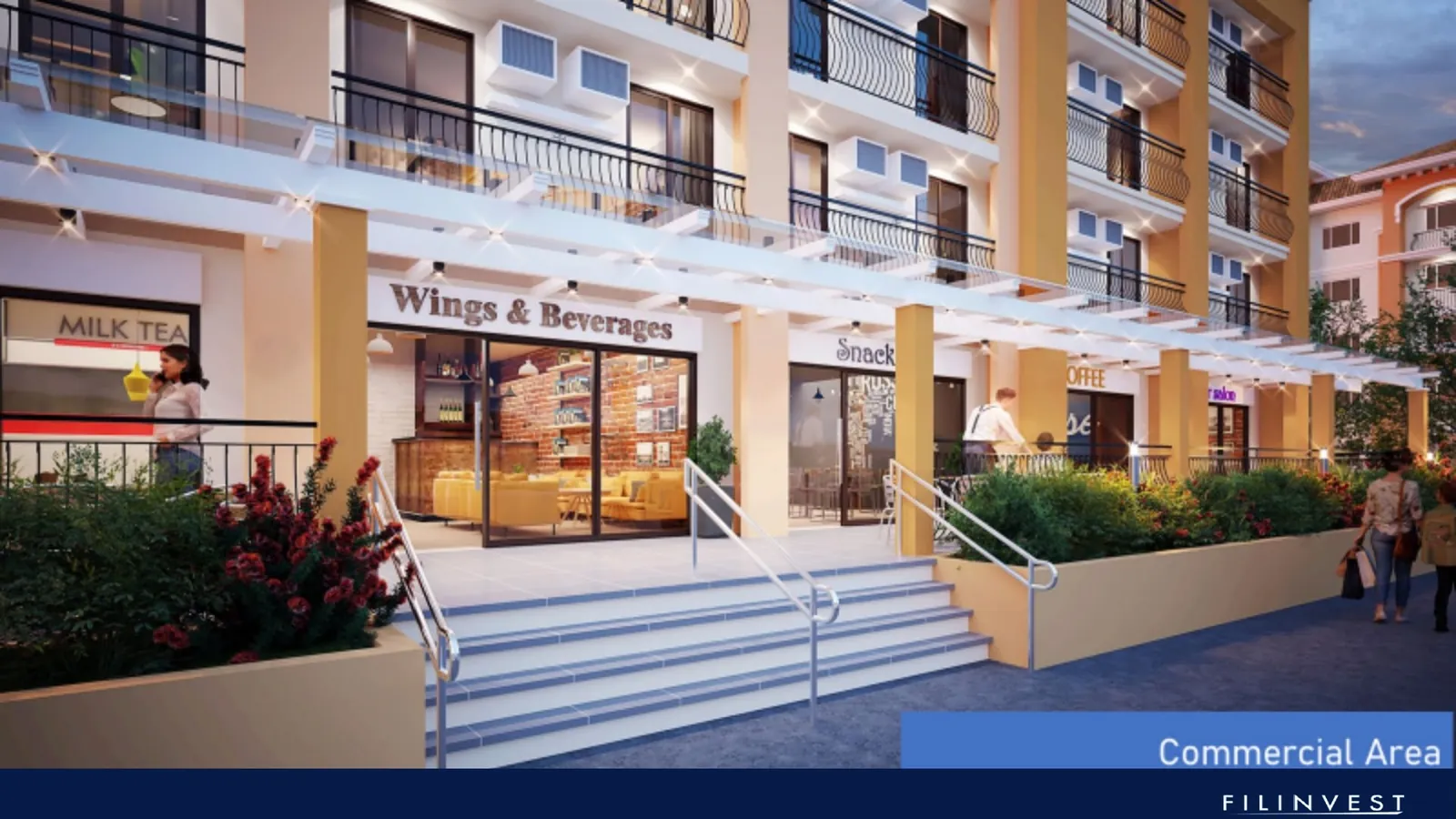 Sanremo Building 8 commercial area